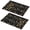 Pioneer Flower Floral, variant on Placemat, Pioneer Flower Floral Print Pattern Place Mats Table Mat Set Of 2, PVC Washable Placemats for Party Kitchen Dining Decoration, 18x12 Inch, Fade Resistant