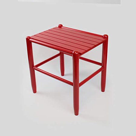 Dixie Seating Asheville Rocker Indoor Outdoor Slat Side Table