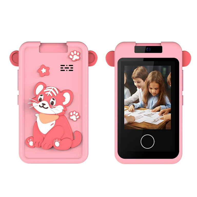 Kids Camera Phone 5.35 Inch Photo Video Toy with Silicone Case Safe  Electronic Learning Device for Boys Girls Age 3 and Up Pink Green Blue -  Walmart.com