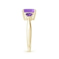thumbnail image 3 of ANGARA Natural 2.2 Ct. Amethyst Fashion Ring in 14K Yellow Gold for Women (Ring Size: 6.5), 3 of 10