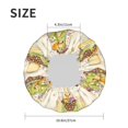 thumbnail image 6 of Easygdp Frogs Shower Caps for Women, Double Waterproof Layers Shower Cap, Quick Drying Bath Hair Cap Reusable, 6 of 9