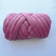 thumbnail image 1 of Nvzi Hilo grueso de 250 g para tejer a mano, hacer mantas de crochet, tubo lavable de algodón extra suave, hilo gigante voluminoso para tejer a mano, crochet, rosa oscuro, 1 of 4