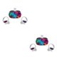 thumbnail image 1 of Sidaley Pegatina Diseño único Material premium Práctico para quitar Calcomanías de realidad virtual Prevención de desgaste Pegatinas protectoras Type4 NO4, 1 of 1