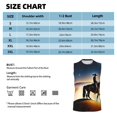 thumbnail image 4 of Picia Azure Sky Western Desert Cowboy mens Cotton Tank Undershirts , Moisture-wicking Ribbed Tanks, Lightweight Cotton Tank Undershirts-XX-Large, 4 of 8
