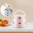 thumbnail image 6 of JingChun 2 Tier Stackable Stainless Steel Lunch Box Sealed, 6 of 9