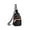 2-black, variant on Small Sling Bag for Women Leather Crossbody Bags Fanny Pack Chest Bag for Travel.
