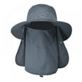 thumbnail image 1 of Chapeau de Soleil pour Hommes Protection UV Été SPF Chapeau de Pêche pour Pêche Randonnée Jardin Safari Plage, 1 of 5