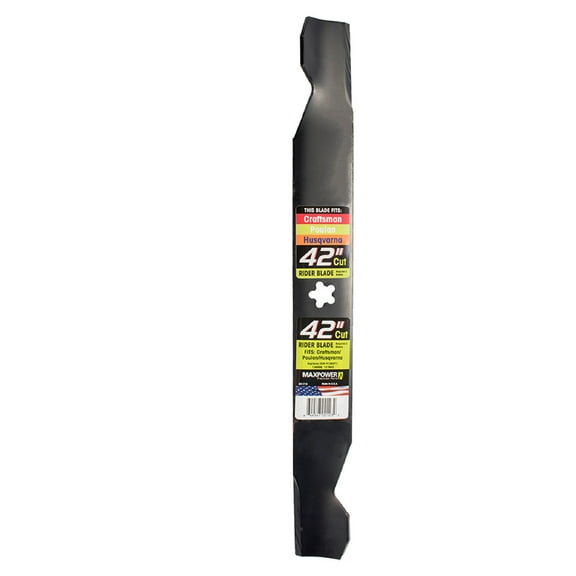MaxPower 331713S Blade for 42" Cut Poulan, Husqvarna, Craftsman Mower Replaces OEM # 138971, 138498, 12843, PP24004