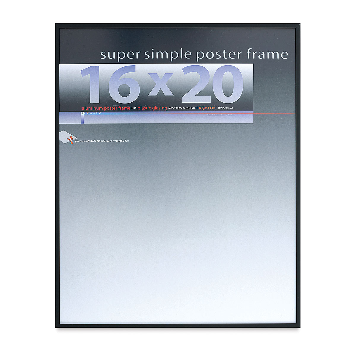 Framatic Super Simple Poster Frame Black 16 X 20 Walmart Framatic Super Simple Poster Frame Black 16 X 20 Walmart