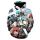 thumbnail image 1 of Sudadera con capucha My Hero Academia para hombre y mujer, Midoriya Izuku, disfraz de Cosplay con estampado 3D, sudadera, chaqueta con capucha escolar03XXL Deng Xun unisex, 1 of 2
