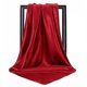 thumbnail image 1 of Nvzi Conjunto de 5 pañuelos de seda color vino tinto de 35,43 × 35,43 pulgadas, pañuelo cuadrado de satén suave para mujer, accesorio de moda para el cabello., 1 of 5