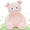 Pig-Pink, variant on MaoGoLan 24'' Big Frog Stuffed Animal Large Frog Pillow Toy Stuffed Fog Plush Toy