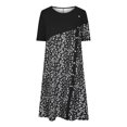 thumbnail image 4 of Fshaion Robe d'Été pour Femmes 2024 Grande Taille Col Rond Sans Manches Décontractée Imprimée en Liquidation à Moins de 10!, 4 of 7