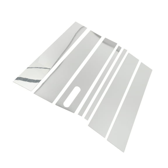 Unique Bargains 7pcs Door Pillar Window Trim for Ford Explorer Sport Trac Chrome Silver Tone