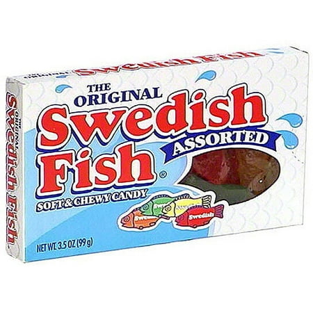 Swedish Fish: Assorted Soft & Chewy Candy, 12 Pk, (Pack of 12)