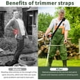 thumbnail image 6 of Weed Wacker Strap 1 Pc,Blower Adjustable Diagonal Shoulder Strap,Lawn Mower Strap with Upgraded Metal-Clip,Trimmer Strap for Weed Eater,Suitable for Most Mowers,Weeders,Leaf Blowers (Black), 6 of 7