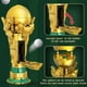 thumbnail image 4 of Set de bloques de construcción Trofeo de Fútbol Voicinlili con acabado dorado, 4 of 7