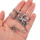 thumbnail image 4 of unbranded 3Ud Collar De Captura De Sueños En Acero Inoxidable Con Jaula Para Cristal Y Ajustable Plata, 4 of 8
