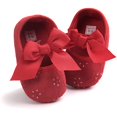 thumbnail image 5 of Girls' Shoes Baby Girls Princess Bowknot Soft Sole Cloth Crib Shoes Sneaker Save Big, 5 of 9