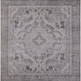 thumbnail image 1 of Ahgly Company Indoor Square Mid-Century Modern Silver Pink Oriental Area Rugs, 4' Square, 1 of 6