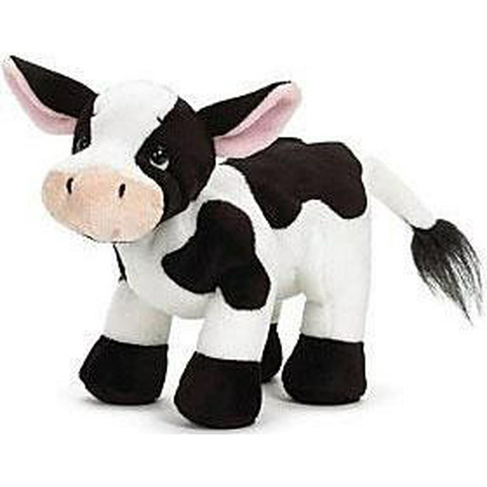 fluffy cow plush