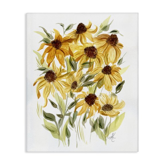 Stupell Industries Cottage Yellow Rudbeckia Florals Canvas Art, 16 x 20, by Alexandria Gilbert Kincaid