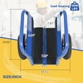 thumbnail image 4 of Heavy Duty Panel Dolly, All-Terrain Slab Dolly with 10" Solid Rubber Wheels and Handle, 1000LBS Load Capacity Panel Moving Cart for Drywall Sheet Heavy Appliance & Material Handling (Blue), 4 of 15
