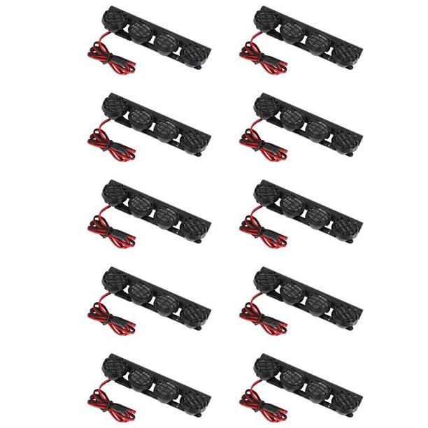 10X Barra de Luz LED de Techo Con Lámpara Ultra Brillante Multifunción Con 4 Focos para 1/10 1/8 RC Car CC01 Axial SCX10