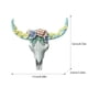 thumbnail image 2 of Colgante de pared Resina Cabeza de buey Cráneo de vaca Figuras de animales Artesanía (suculentas) Blanco, 2 of 3