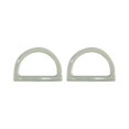 thumbnail image 2 of 2 Pcs Poignées de Sac à Main pour Femmes Ceinture de Remplacement Accessoires Faits Main pour Sac à Main Blanc Forme D, 2 of 9
