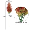 thumbnail image 2 of Deago 2Pcs Christmas Garden Tree Stake Lights LED Solar Waterproof Pathway Lights Prelit Xmas Tree Multi-color Flickering Lights for Outdoor Yard Patio Holiday Decor, 31.5inch, 2 of 8