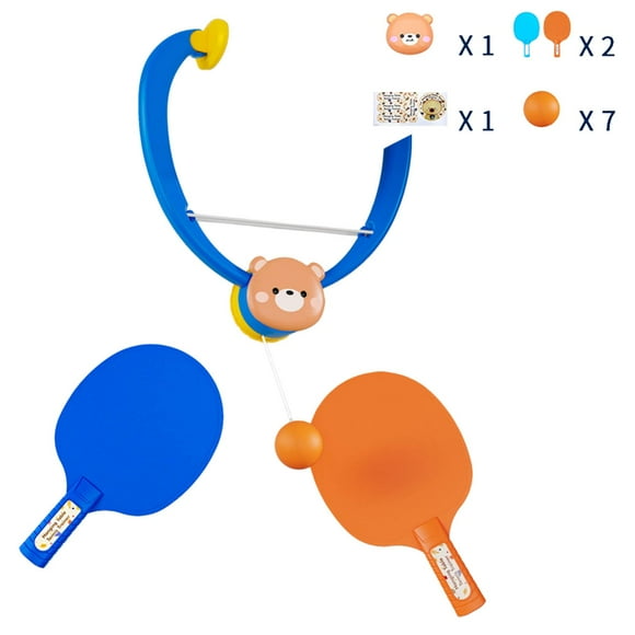 TechWave Easter Table Tennis Training Device Indoor Table Tennis Self Training Set Hanging Pingpong Trainer Pingpong Without Table For Children Youth Middle Age And Old Age