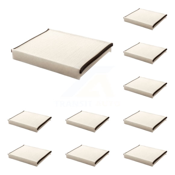 PUR Cabin Air Filter (10 Pack) for Car Ford Escape Focus Transit Connect EcoSport Lincoln MKC C-Max GT K54-100711