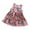 Multicolor J, variant on TAGOLD Girls Summer Dress,Summer Toddler Baby Girls Sleeveless Dress Graphic Print Children's Clothing