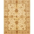 thumbnail image 1 of Ahgly Company Machine Washable Indoor Rectangle Abstract Chrome Gold Yellow Area Rugs, 8' x 10', 1 of 7
