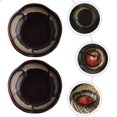 thumbnail image 4 of Japanese Dipping Dish Porcelain Seasoning Plate for Food Stores and Hotels Coffee Ceramic Snacks Storage 2Pcs, 4 of 5