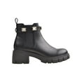 thumbnail image 2 of Madden NYC Women's Ankle Boots Rhinestone Chain Lug Sole Chelsea Bootie, Black, Size 10, 2 of 6