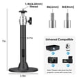 thumbnail image 2 of HLONK Mini Ceiling Projector Mount - for Projectors DVR Cameras - Angle Adjustable Projection - Length 180mm / 7.0in  Silver / Black, 2 of 8
