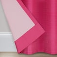 thumbnail image 4 of Eclipse Samara Solid Blackout Curtains, Single Curtain Panel, 84 Inch Long Blackout Curtains, 42" W x 84" L, Raspberry, 4 of 8