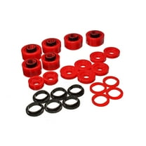 Energy Suspension 4.4121R Polyurethane Body Mount Bushings Red Fits select: 1999-2003 FORD F250, 1999-2003 FORD F350