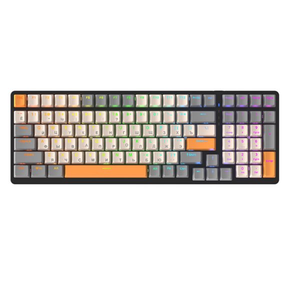 K3 Mechanical Keyboard Russian Mechanical Keyboard 100 Keys Gaming Office Gaming Computer Keyboard Full Keys