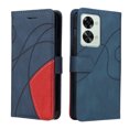 thumbnail image 4 of Compatible OnePlus Nord 2T Case, Leather Wallet Case Stand View Magnetic Clasp Book Flip Folio Phone Cover - Blue, 4 of 5