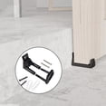 thumbnail image 4 of Guía de piso de puerta de granero Zulema 2x 2 juegos de Guías de hardware de montaje en negro, 4 of 8