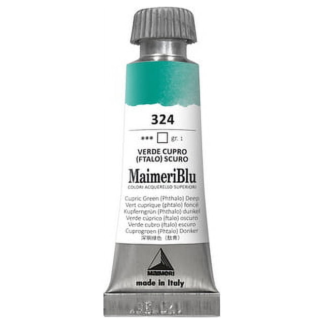 DIXON TIC/ DALER/LYRA/DAS M1609324 MAIMERIBLU PRO WATERCOLOR 12ML CUPRIC GREEN (PHTHALO) DEEP
