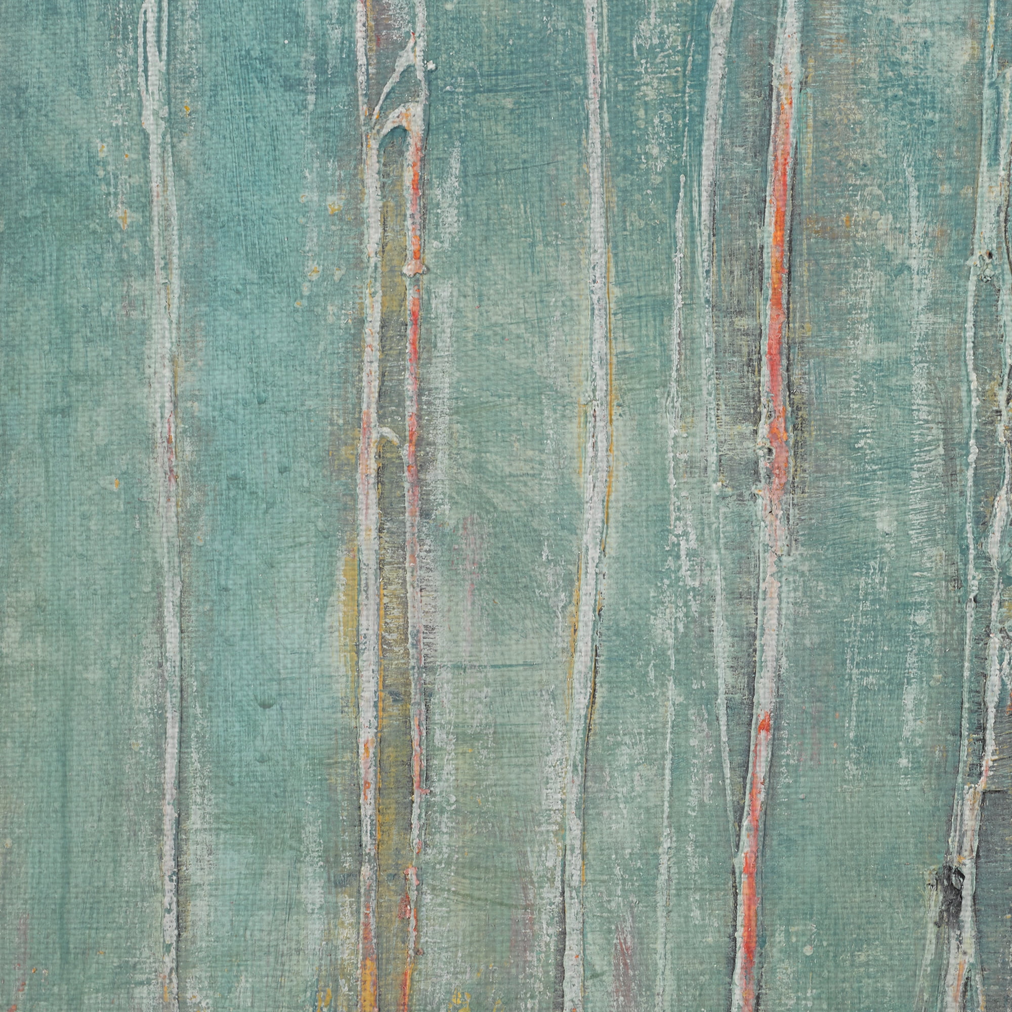 Masterpiece Art Gallery Tunnel Vision 2 Green Abstract By Brenna Harvey Canvas Art Print 35" x 35"