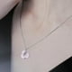 thumbnail image 4 of Collar con Cristal Swarovski en Baño de oro 18k JA858 blanco M, 4 of 6