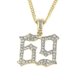 thumbnail image 5 of piezas de collar con colgante de hip hop y hip hop con número 69 de personalidad europea y americana para mí --- Código de producto 40002, 5 of 5