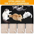 thumbnail image 2 of ZALALOVA Cat Litter Mat Extra Large XL 48" x 36" Trapping Mat for Cat Litter Box Matt for Floor-2 Layer Rug for Pet Kitty Box-Waterproof Urine Proof,Non-Slip (Black), 2 of 6