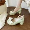 HHH Bow Mary Jane Shoes Spring and Summer 2025 New High Heels Female