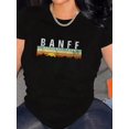 thumbnail image 1 of T-Shirt de Parc National Banff - T-Shirt de Randonnée Cadeau T-Shirt, 1 of 4
